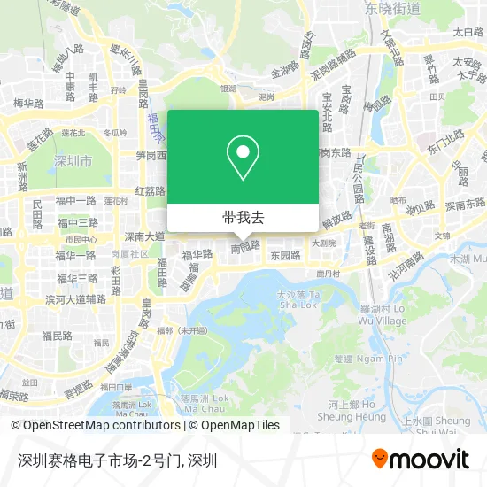 深圳赛格电子市场-2号门地图