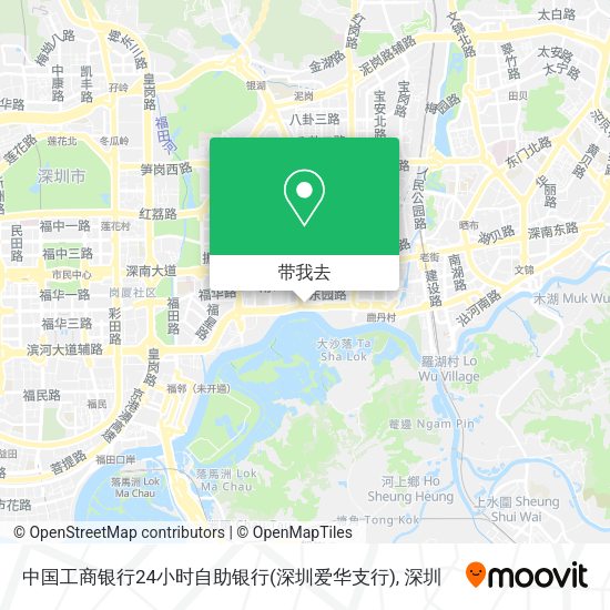 中国工商银行24小时自助银行(深圳爱华支行)地图