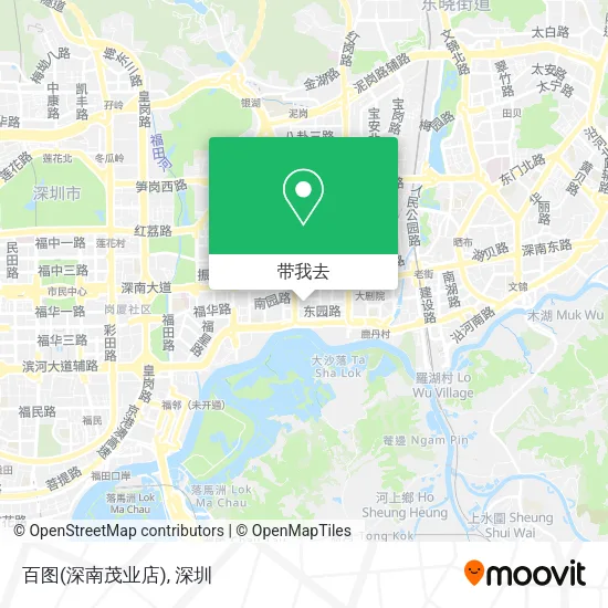 百图(深南茂业店)地图