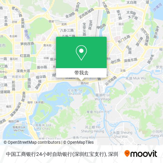 中国工商银行24小时自助银行(深圳红宝支行)地图