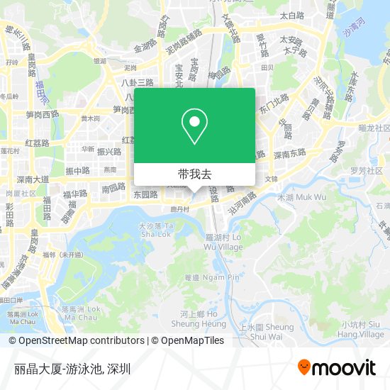 丽晶大厦-游泳池地图