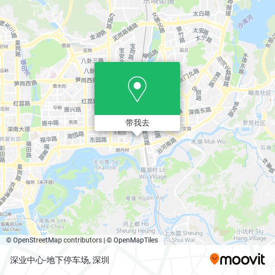 深业中心-地下停车场地图