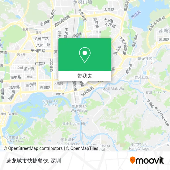 速龙城市快捷餐饮地图
