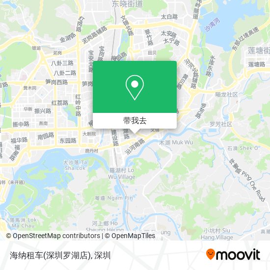 海纳租车(深圳罗湖店)地图