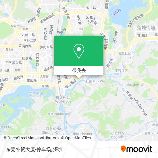 东莞外贸大厦-停车场地图