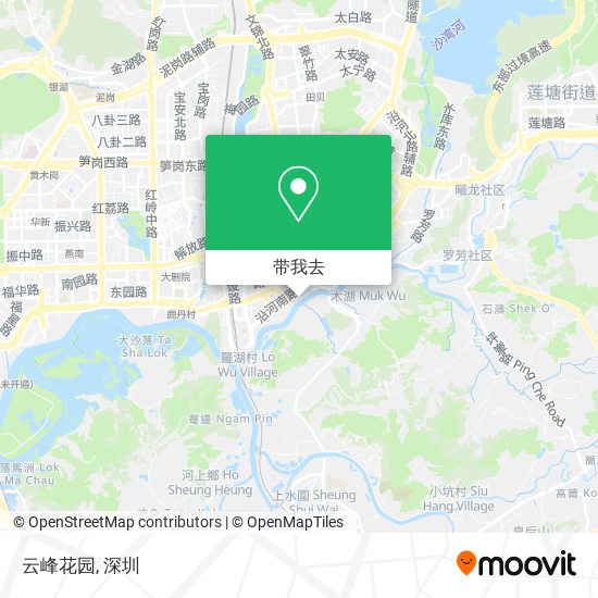 云峰花园地图