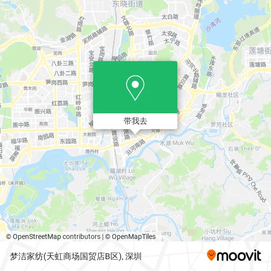 梦洁家纺(天虹商场国贸店B区)地图