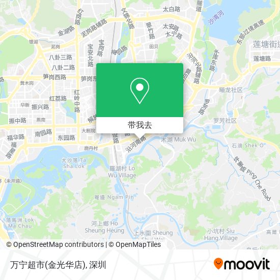 万宁超市(金光华店)地图