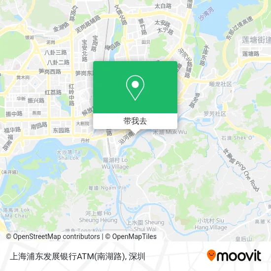 上海浦东发展银行ATM(南湖路)地图