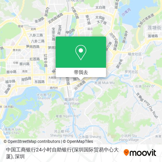 中国工商银行24小时自助银行(深圳国际贸易中心大厦)地图