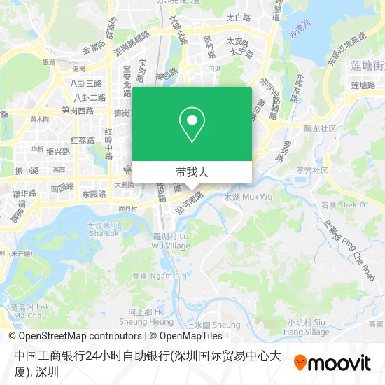 中国工商银行24小时自助银行(深圳国际贸易中心大厦)地图