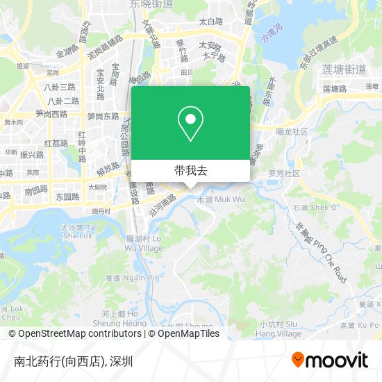 南北药行(向西店)地图