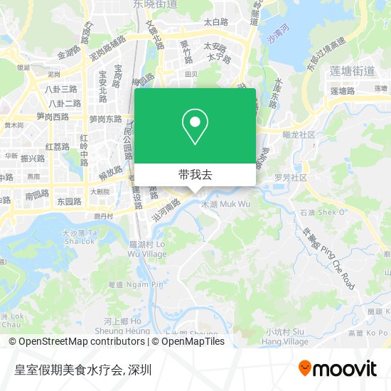 皇室假期美食水疗会地图