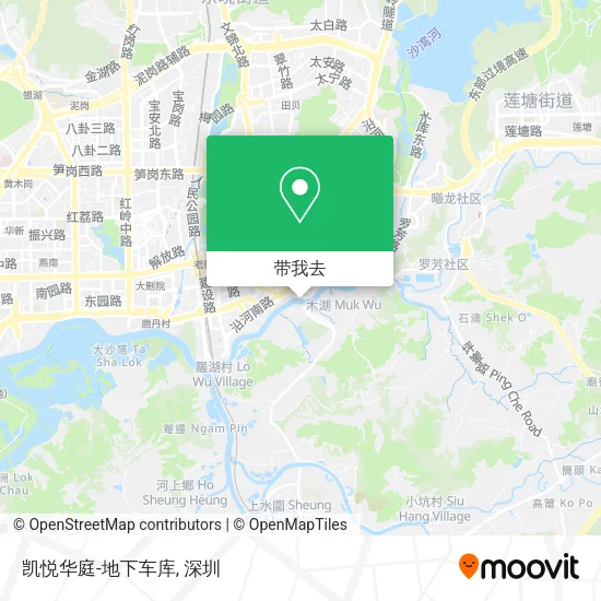 凯悦华庭-地下车库地图