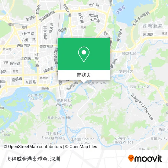 奥得威金港桌球会地图