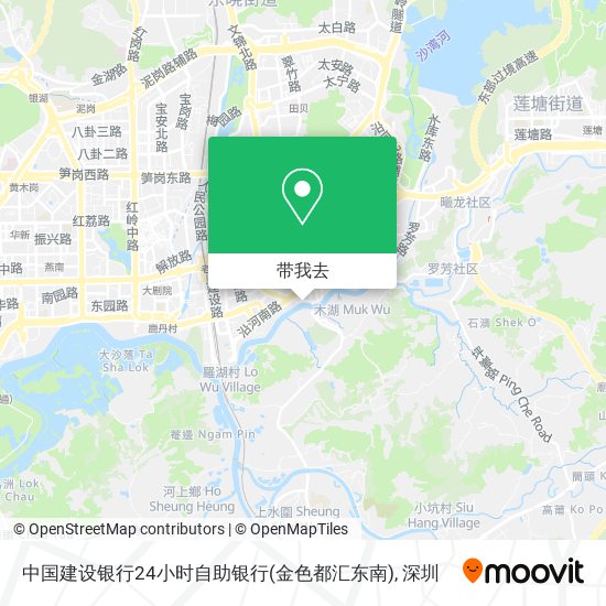 中国建设银行24小时自助银行(金色都汇东南)地图