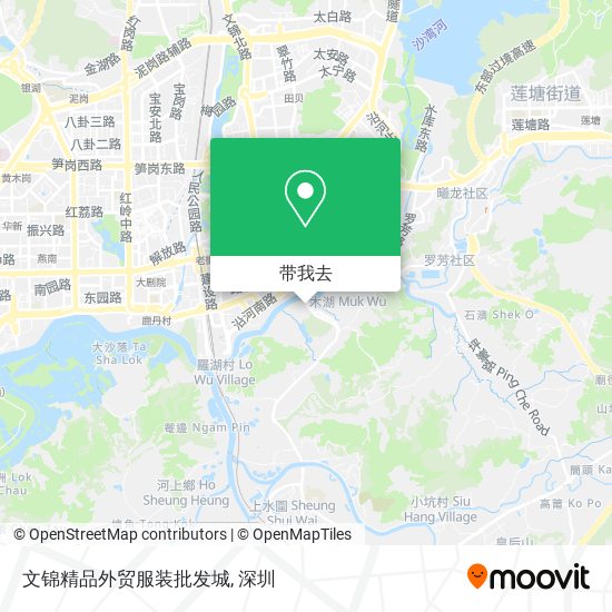 文锦精品外贸服装批发城地图