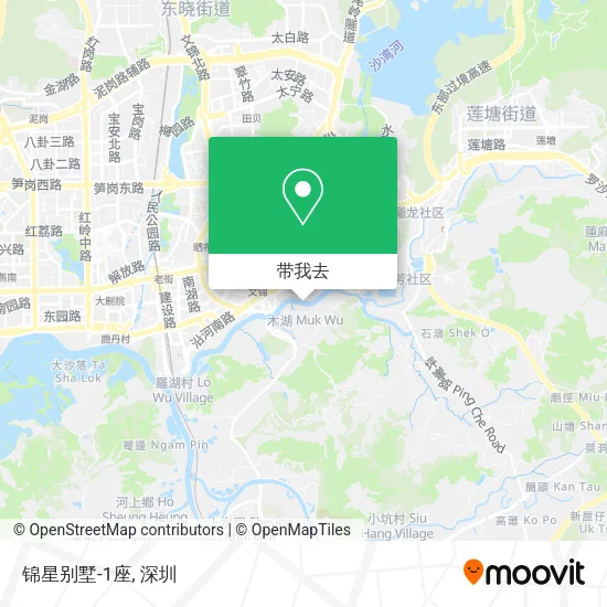 锦星别墅-1座地图