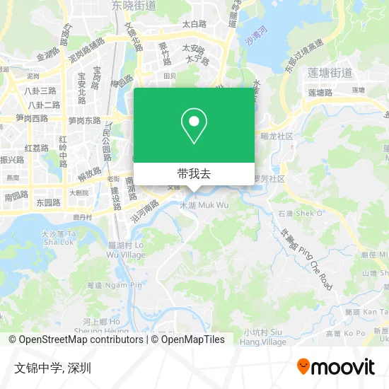文锦中学地图