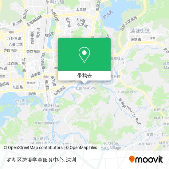 罗湖区跨境学童服务中心地图