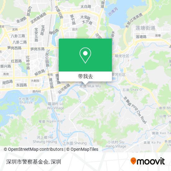 深圳市警察基金会地图