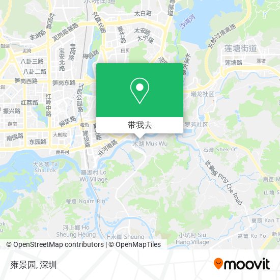 雍景园地图