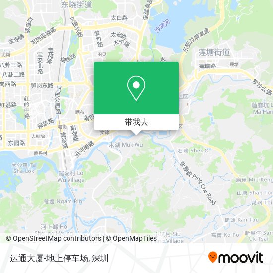 运通大厦-地上停车场地图
