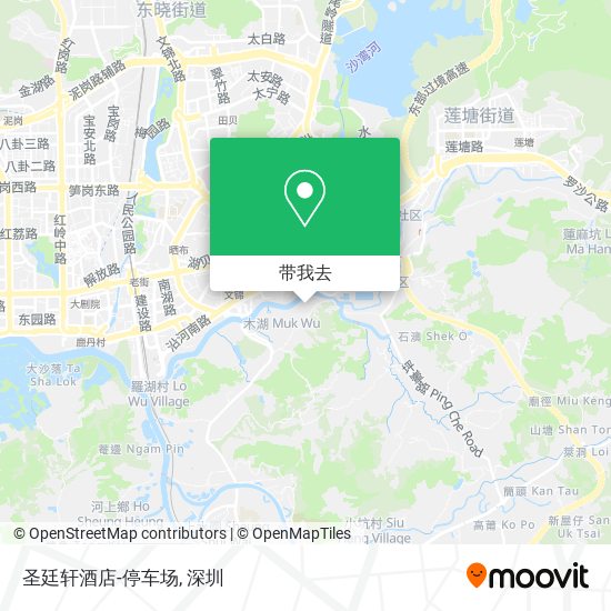 圣廷轩酒店-停车场地图