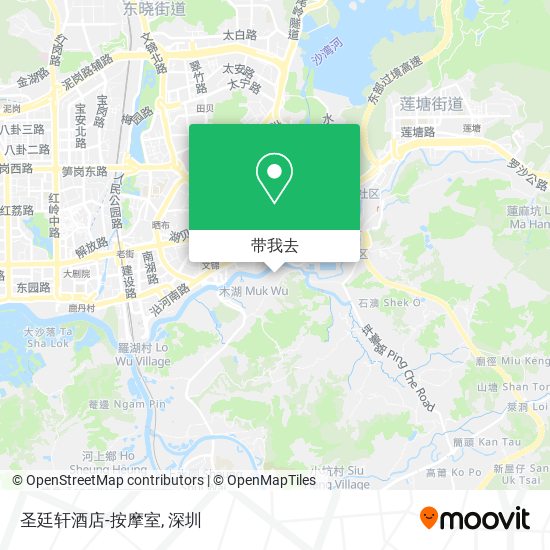圣廷轩酒店-按摩室地图