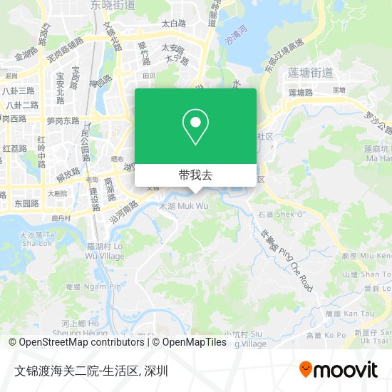 文锦渡海关二院-生活区地图