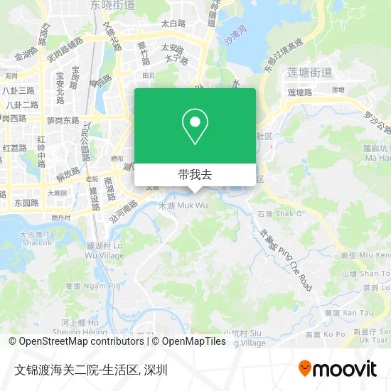 文锦渡海关二院-生活区地图