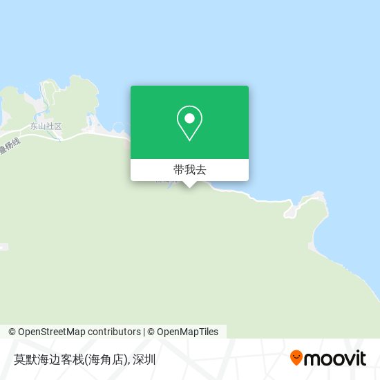 莫默海边客栈(海角店)地图