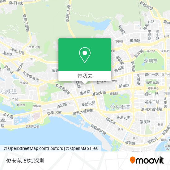 俊安苑-5栋地图