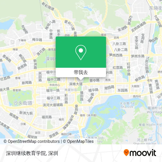 深圳继续教育学院地图