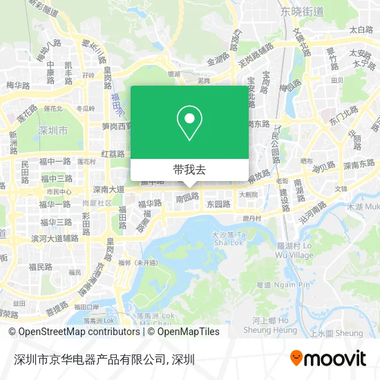 深圳市京华电器产品有限公司地图