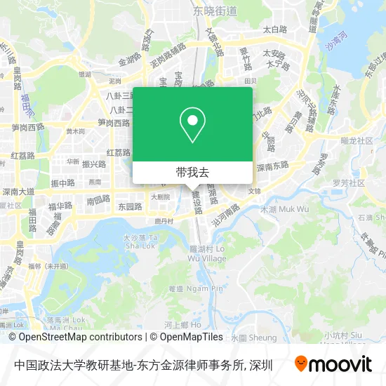 中国政法大学教研基地-东方金源律师事务所地图