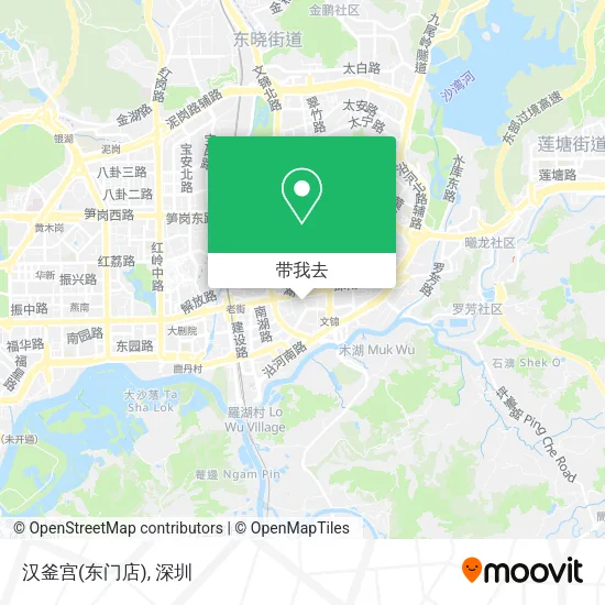 汉釜宫(东门店)地图