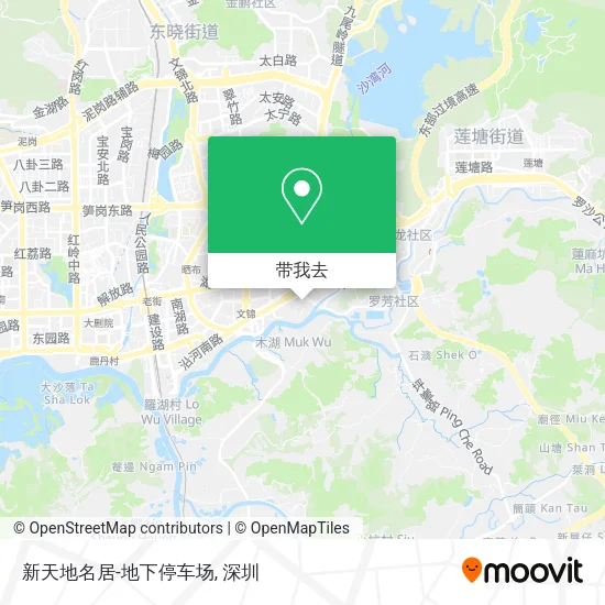 新天地名居-地下停车场地图