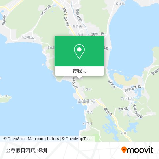 金尊假日酒店地图