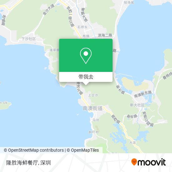 隆胜海鲜餐厅地图