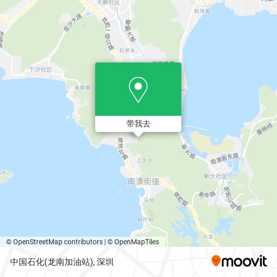 中国石化(龙南加油站)地图