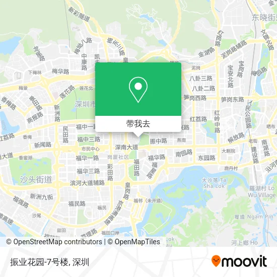 振业花园-7号楼地图