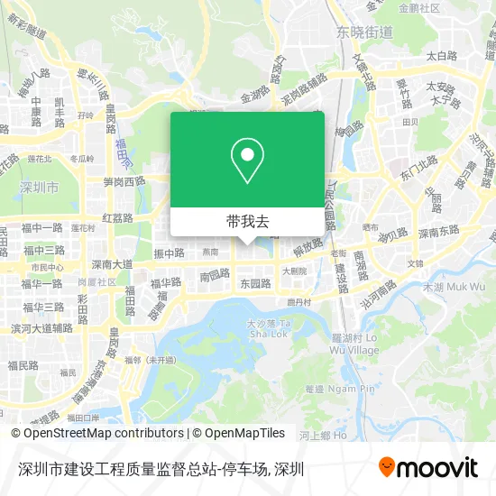深圳市建设工程质量监督总站-停车场地图