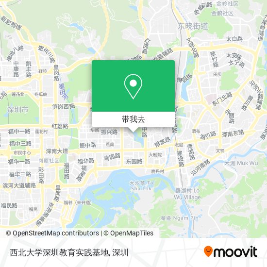 西北大学深圳教育实践基地地图