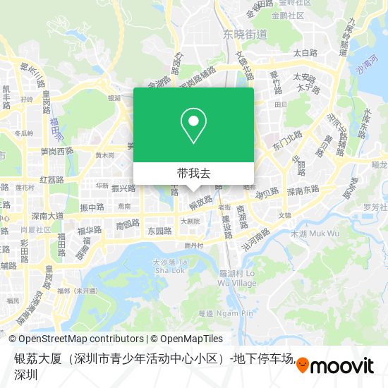 银荔大厦（深圳市青少年活动中心小区）-地下停车场地图