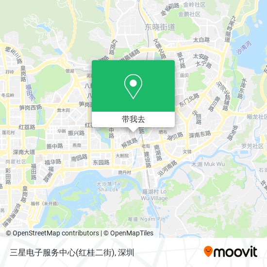 三星电子服务中心(红桂二街)地图