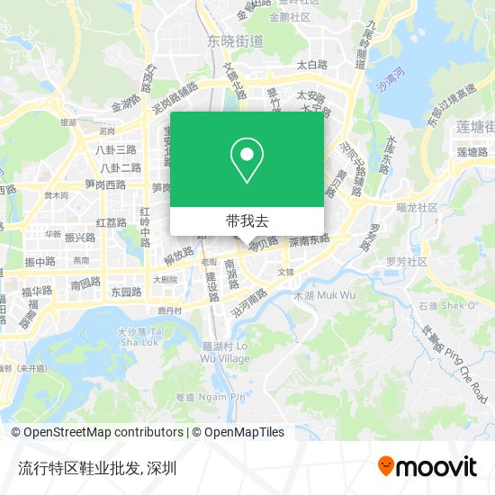 流行特区鞋业批发地图