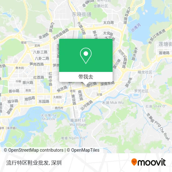流行特区鞋业批发地图