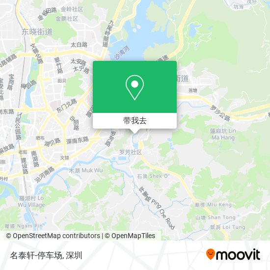 名泰轩-停车场地图
