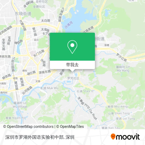 深圳市罗湖外国语实验初中部地图